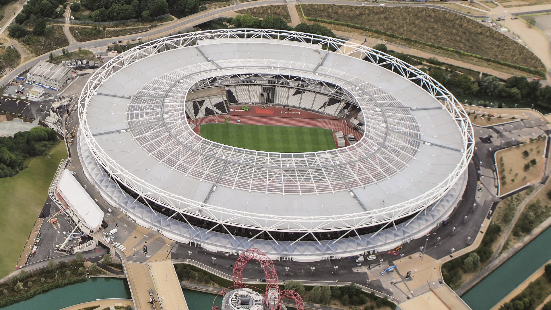 Aerial view of Cape Town Stadium