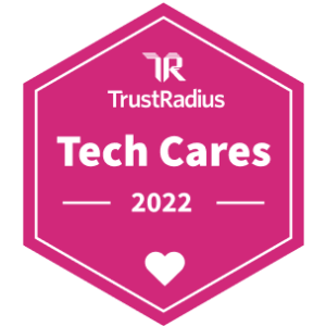 Trust Radius Tech Cares 2022 award